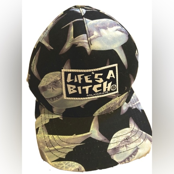 Milkcrate Men’s Vintage SnapBack “Life’s a Beach” Hat. - Picture 1 of 5